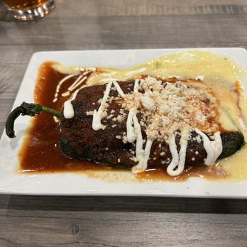 Mecate mexican restaurant - Chili relleno with chipotle sauce - Mexican Near Me - Rochester, New York
