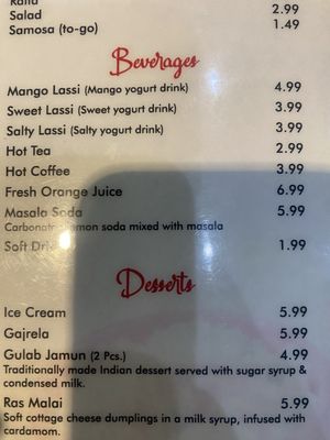 Menu photo 4 Fusion Indian Cuisine Clovis, CA