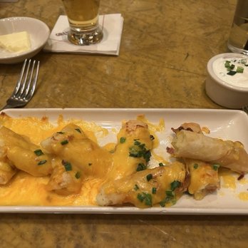 Grand Lux Cafe - Potato spring rolls minus bacon - Desserts Near Me - Las Vegas, Nevada
