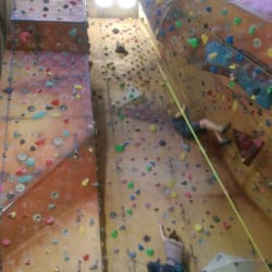 Water Tower - One of the many climbing walls.