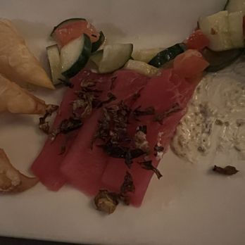 Tofte's Table - Tuna Crudo - Comfort Food Near Me - Waukesha, Wisconsin Tofte's Table - Tuna Crudo - Comfort Food Near Me - Waukesha, Wisconsin