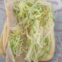 Jimmy John's - Beach club is supposed to come with cucumber and tomato