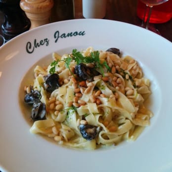 Chez Janou - Delicious Tagliatelle aux Escargots - Bistros Near Me - Paris, 75 Chez Janou - Delicious Tagliatelle aux Escargots - Bistros Near Me - Paris, 75