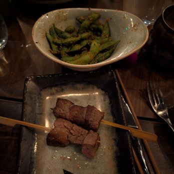 Catch - Chili garlic edamame and filet skewers - Seafood Near Me - Las Vegas, Nevada Catch - Chili garlic edamame and filet skewers - Seafood Near Me - Las Vegas, Nevada