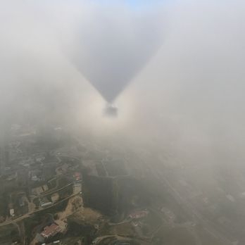 Compass Balloons - The shadow of our balloon - Hot Air Balloons Near Me - Temecula, California