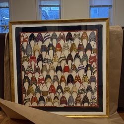 Mile Square Frame - Framed Silk Scarf