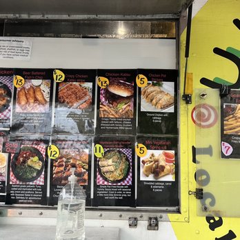 Yummy Box - the menu of a fast food restaurant - Food Trucks Near Me - Edmonds, Washington Yummy Box - the menu of a fast food restaurant - Food Trucks Near Me - Edmonds, Washington