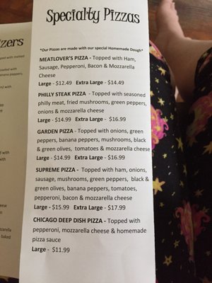 Menu photo 5 Mountain Munchies Lyburn, WV