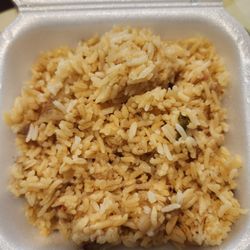 Machete Tacos & More - Plenty of rice.