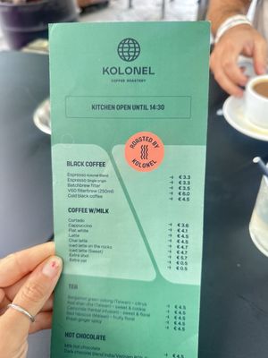 Menu photo 2 Kolonel Koffie Antwerp, VAN Menu photo 2 Kolonel Koffie Antwerp, VAN