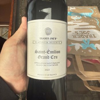 Trader Joe's - Saint Emilion Grand Cru for $15! - Grocery Near Me - Calabasas, California