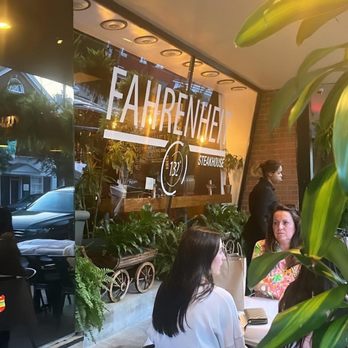 Fahrenheit 132 - Entrance and Patio Seating. - Steakhouses Near Me - Fredericksburg, Virginia Fahrenheit 132 - Entrance and Patio Seating. - Steakhouses Near Me - Fredericksburg, Virginia