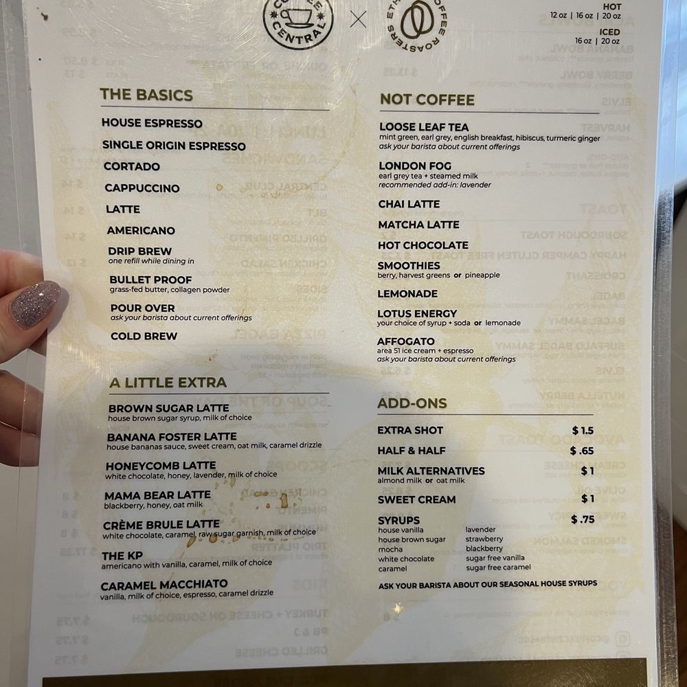 Coffee Central Squared - Hernando - Menu - Coffee & Tea Near Me - Hernando, Mississippi Coffee Central Squared - Hernando - Menu - Coffee & Tea Near Me - Hernando, Mississippi