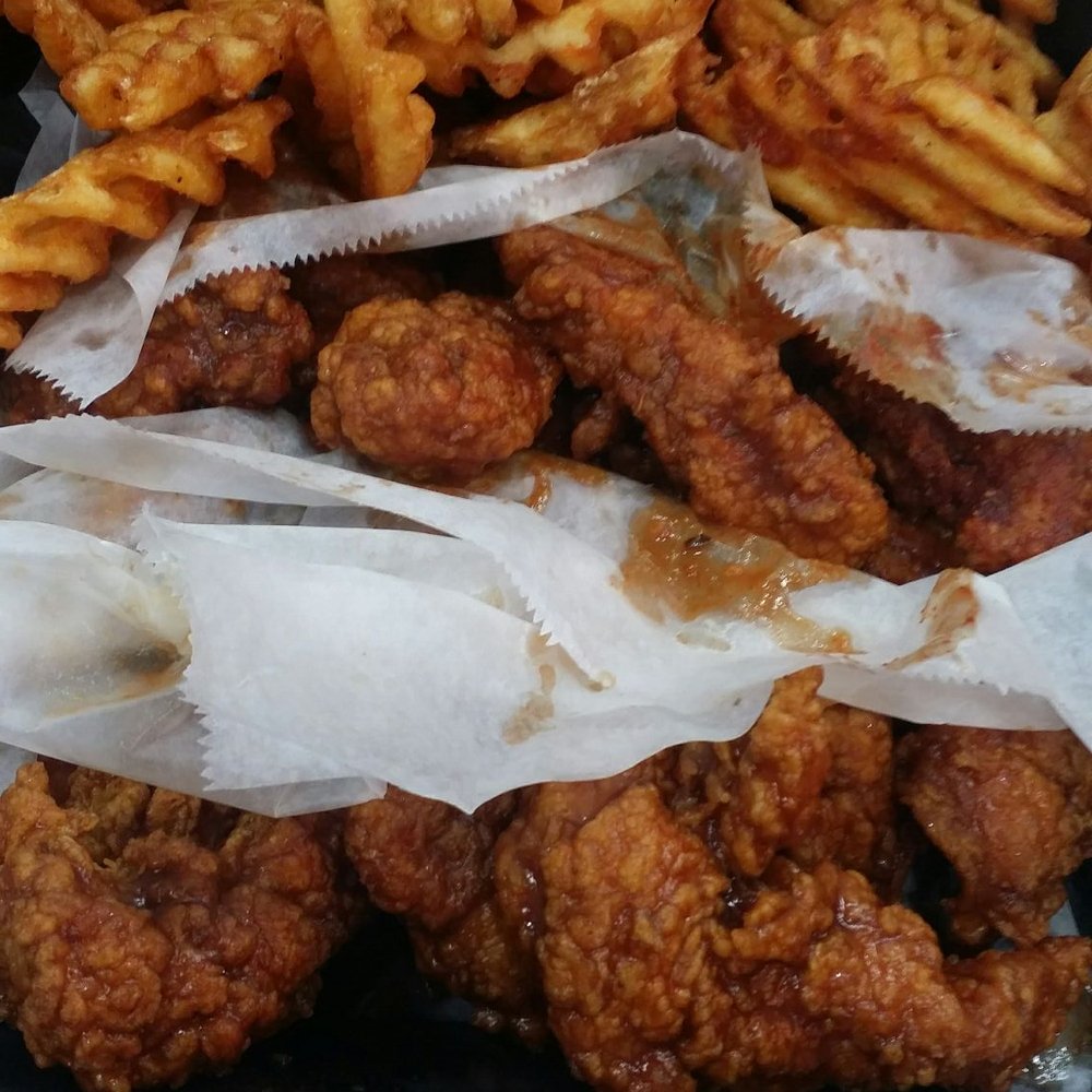 Wings Over Providence - Boneless honey and chipotle BBQ & waffle fries - Chicken Wings Near Me - Providence, Rhode Island Wings Over Providence - Boneless honey and chipotle BBQ & waffle fries - Chicken Wings Near Me - Providence, Rhode Island