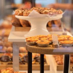 Pastries on display