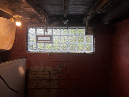 Glass block windows - Glass block windows custom built and installed