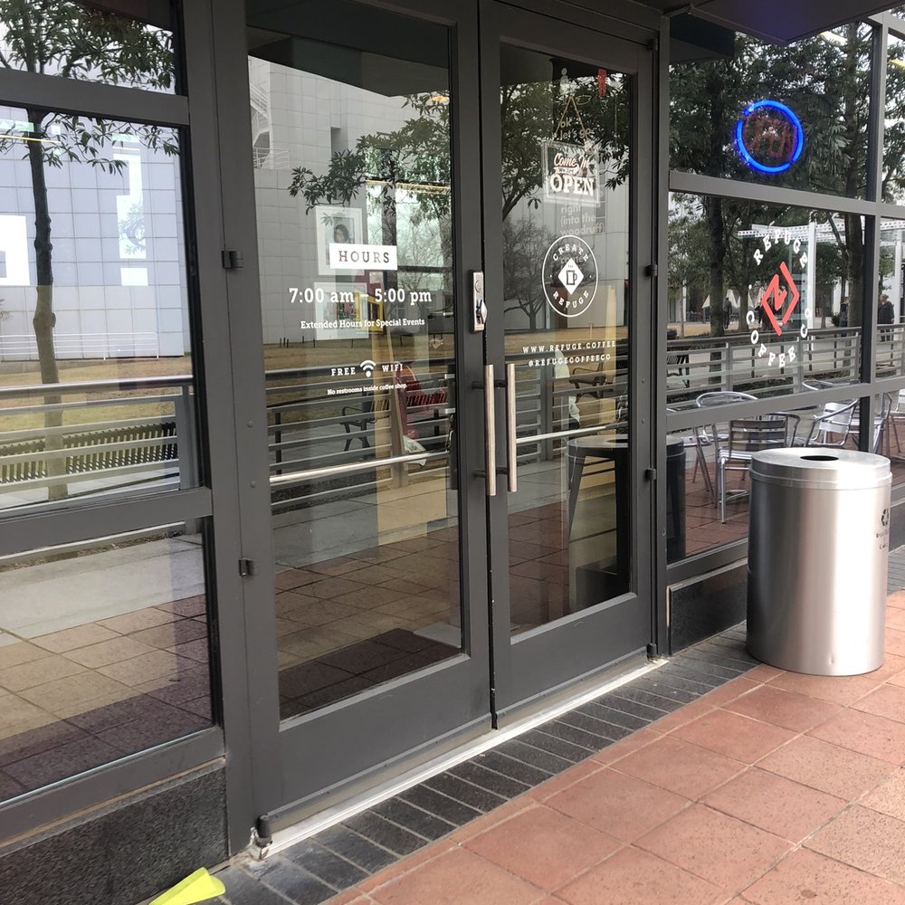 Refuge Coffee - Midtown - Front entrance - Coffee & Tea Near Me - Atlanta, Georgia Refuge Coffee - Midtown - Front entrance - Coffee & Tea Near Me - Atlanta, Georgia
