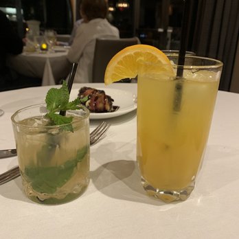 Castile Restaurant - Ginger Smash (left) Rum Punch (right) - Breakfast & Brunch Near Me - St Pete Beach, Florida