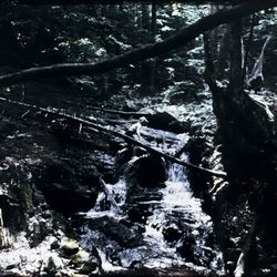 Zoar Trail @ Paugussett State Forest - That's me at top center as I climbed Prydden? Falls along the Zoar Trail.