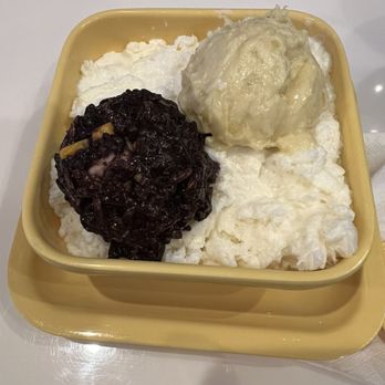 Sweethoney Dessert - D2. Durian and Black Glutinous Rice in Vanilla Sauce - Desserts Near Me - Alhambra, California