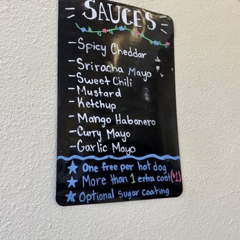 Mochinut - Sauce options for Rice Dogs - Bubble Tea Near Me - Portland, Oregon Mochinut - Sauce options for Rice Dogs - Bubble Tea Near Me - Portland, Oregon