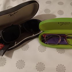 Eyemart Express - 2 pairs . One prescription sunglasses, one regular prescription polycarbonate, both bifocals. Excellent price!!!