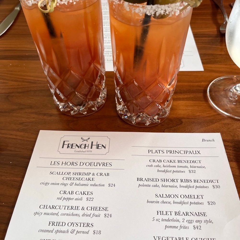 French Hen - Bloody Mary's - French Near Me - Tulsa, Oklahoma