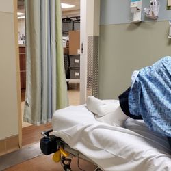 Boca Raton Regional Hospital Urgent Care - Individual rooms for patients in emergency.