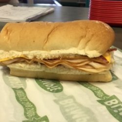 Blimpie - 6 inch turkey on White bread