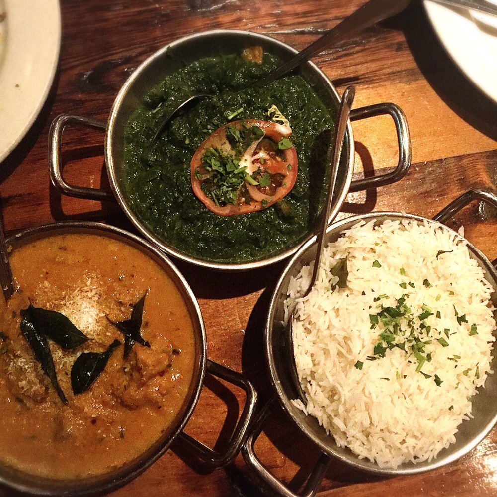 Bricklane Curry House, Upper Montclair, NJ - Goan lamb and saag paneer - Indian Near Me - Montclair, New Jersey Bricklane Curry House, Upper Montclair, NJ - Goan lamb and saag paneer - Indian Near Me - Montclair, New Jersey