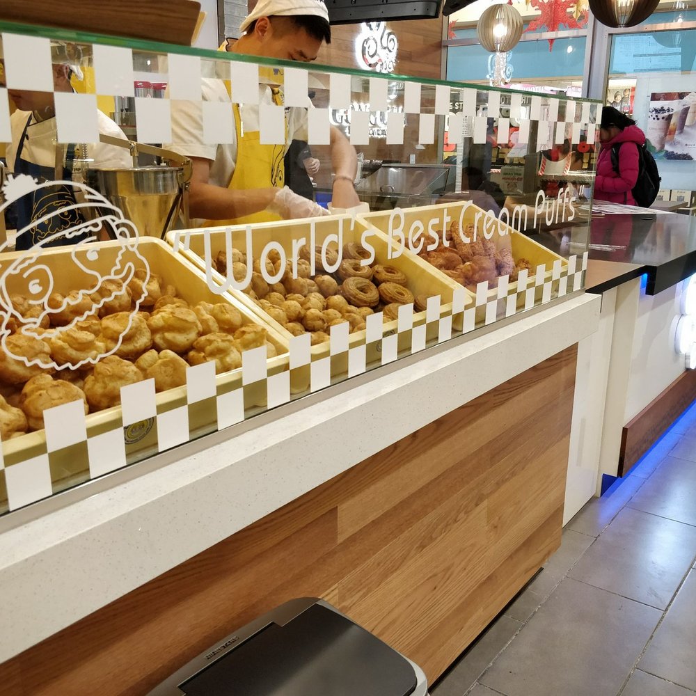 Beard Papa's - Cream puff in the making! - Desserts Near Me - Flushing, New York Beard Papa's - Cream puff in the making! - Desserts Near Me - Flushing, New York