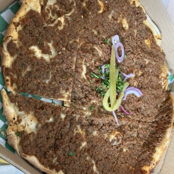 USTA KABABGY - Lahmbiajin -- nicely spiced, meaty, sour, and savory - Kebab Near Me - Austin, Texas USTA KABABGY - Lahmbiajin -- nicely spiced, meaty, sour, and savory - Kebab Near Me - Austin, Texas