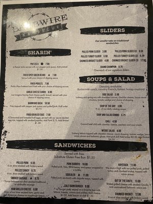 Menu photo 4 Barbwire Barbecue Eudora, KS