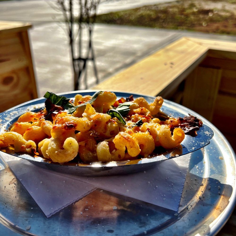 V Pizza Brier Creek + Flask - Pesto Gouda Cavatappi (Mac-n-Cheese) - Chicken Wings Near Me - Raleigh, North Carolina V Pizza Brier Creek + Flask - Pesto Gouda Cavatappi (Mac-n-Cheese) - Chicken Wings Near Me - Raleigh, North Carolina