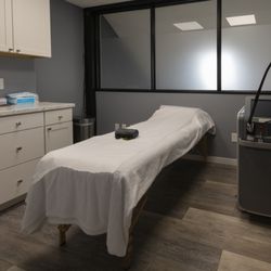 Metro Laser Coolsculpting Med Spa - One of three laser rooms with Candela Gentle max pro laser