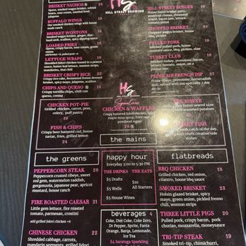 Hill Street Brewing - Menu - Barbeque Near Me - Oceanside, California