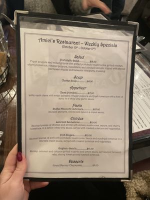 Menu photo 1 Amici's Restaurant Maywood, NJ Menu photo 1 Amici's Restaurant Maywood, NJ