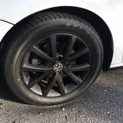 D!PYOUR!DE - Our clients new black Plasti-Dipped rims (Volkswagen Jetta)
