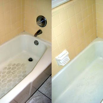 Pristine Clean - Tub before and after - Office Cleaning Near Me - Gainesville, Florida Pristine Clean - Tub before and after - Office Cleaning Near Me - Gainesville, Florida