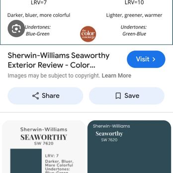 Sherwin-Williams - The color I received is the seaworthy not the stillwater I wanted and paid alot of money for. - Paint Stores Near Me - Phoenix, Arizona