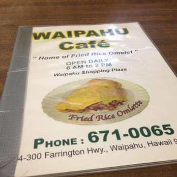 Waipahu Cafe - Menu with duck tape binding:) - Diners Near Me - Waipahu, Hawaii Waipahu Cafe - Menu with duck tape binding:) - Diners Near Me - Waipahu, Hawaii