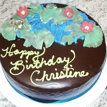 Modern Mayhem Sweets - Did an amazing job on Christine's frog and lily pad themed birthday cake. - Desserts Near Me