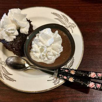Bishoku - Chocolate mousse, and chocolate cake - Sushi Bars Near Me - Sandy Springs, Georgia