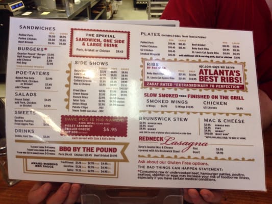 Menu photo 4 Dave Poe's BBQ Marietta, GA Menu photo 4 Dave Poe's BBQ Marietta, GA