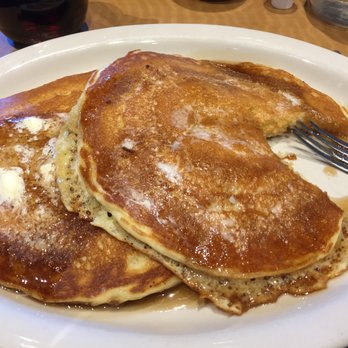 Le Peep - Pancakes!  Just two, but they are thick. - Breakfast & Brunch Near Me - Nashville, Tennessee