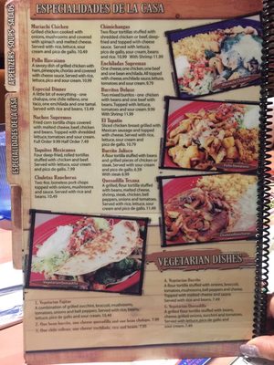Menu photo 3 Los Mariachis Xenia, OH
