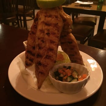 Thai Flavors - Chicken Satay with cucumber salad. - Thai Near Me - Moline, Illinois