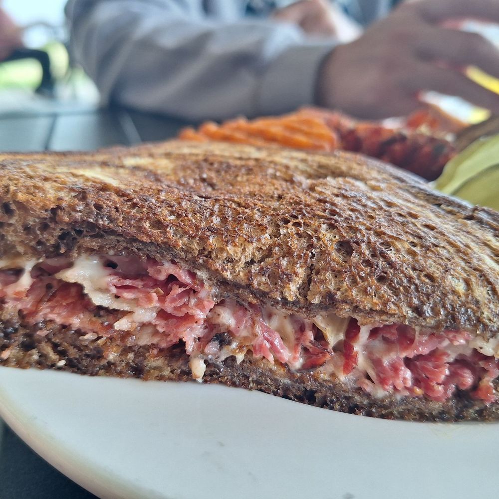 The Cove Restaurant - Close-up of reuben - New American Near Me - Long Beach, Washington The Cove Restaurant - Close-up of reuben - New American Near Me - Long Beach, Washington