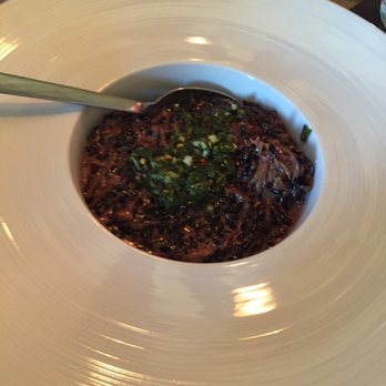Carson Kitchen - Black Rice & Oxtail Risotto. Delicious! - New American Near Me - Las Vegas, Nevada