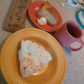 Polly's Pies - Coconut Cream pie, coffee, not very "corny" corn bread - Bakeries Near Me - Fullerton, California